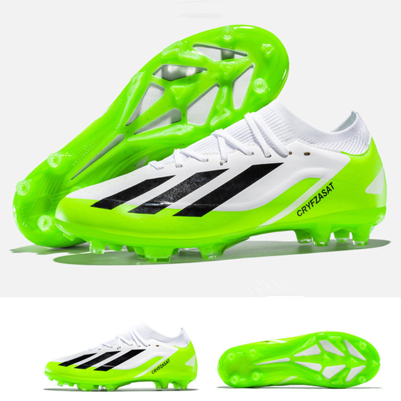 跨境世界杯梅西足球鞋长钉碎钉男女青少年学生专业比赛训练运动鞋