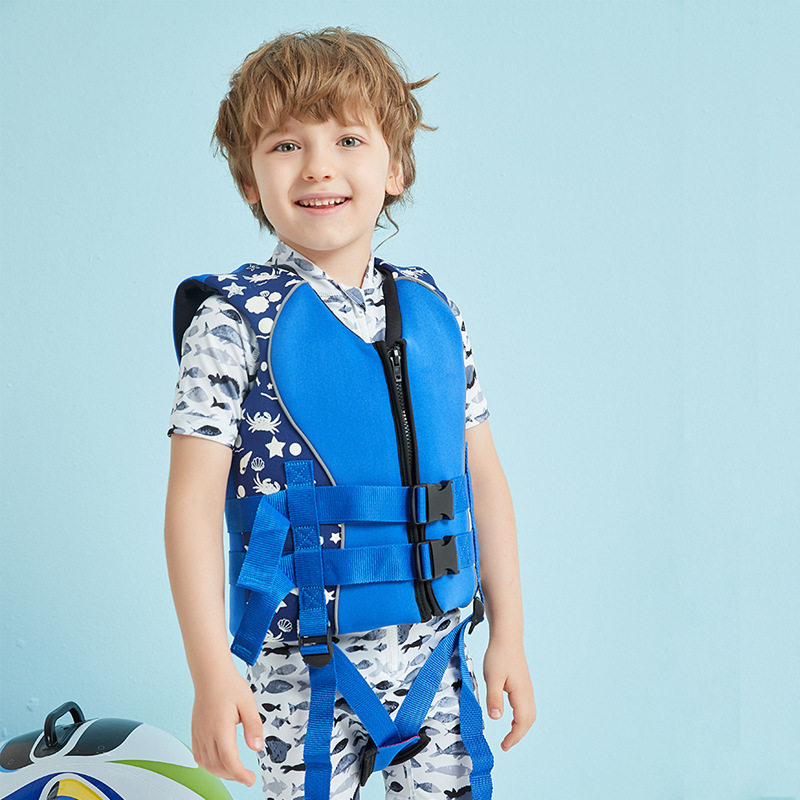 儿童救生衣青少年大小童助浮力游泳衣儿童男女小孩游泳背心