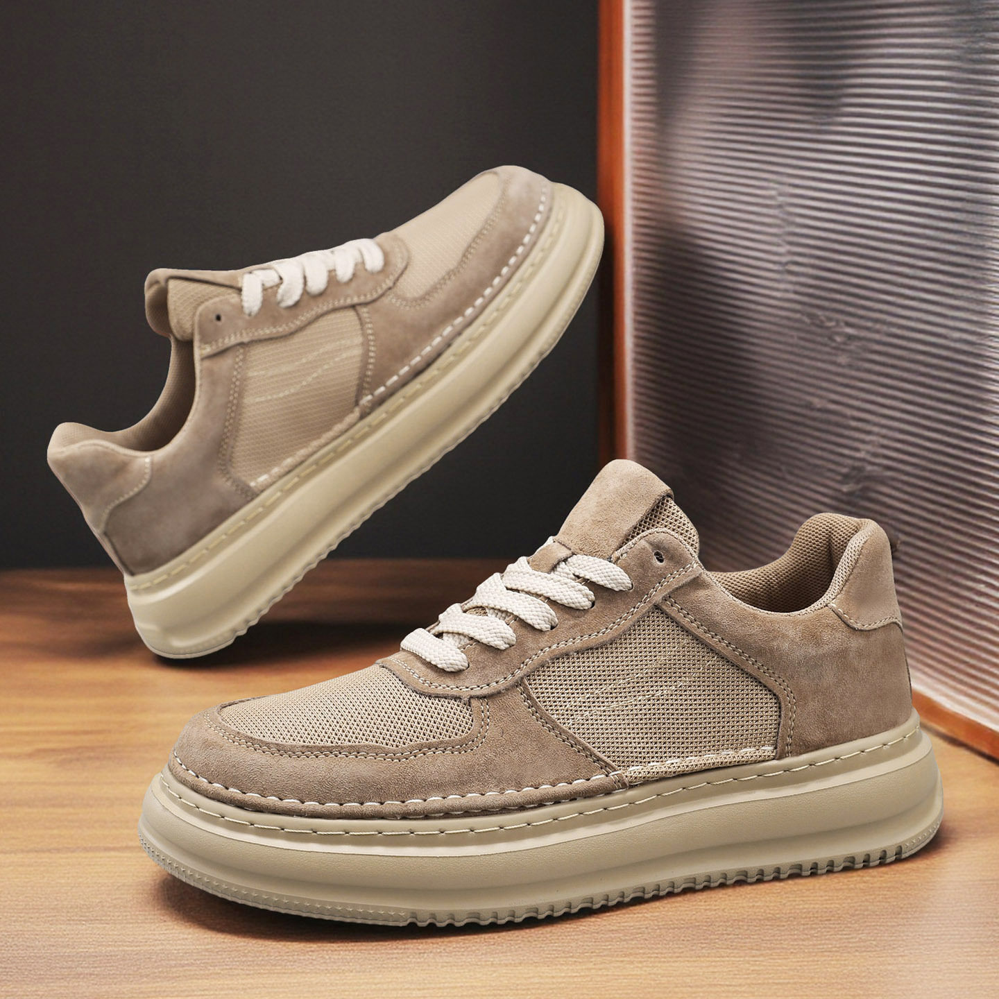 真皮男鞋秋季透气复古板鞋男款软底轻便冬季加绒棉鞋男士休闲冬鞋,运动鞋new,运动休闲鞋,淘宝优惠券,粉丝福利购,淘宝优惠卷