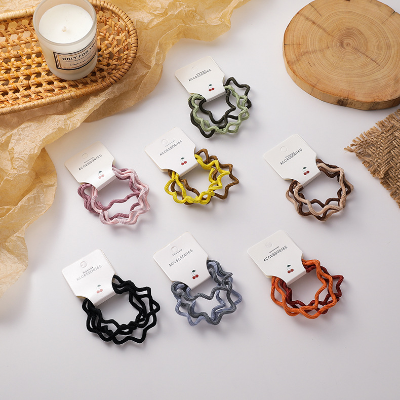 条装简约发绳高弹力橡皮筋