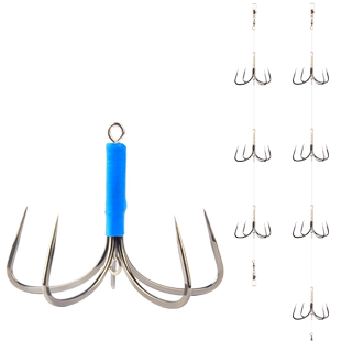 瑞美人上下环锚钩仕挂三爪四爪五爪锚钩绑好锚钩串钩蝴蝶钩锚鱼钩