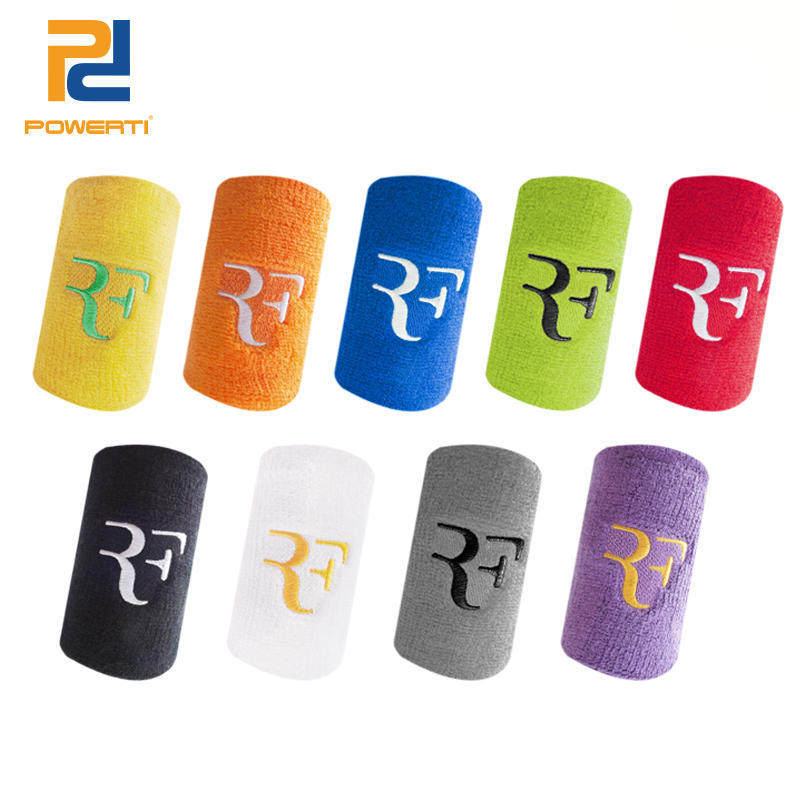 正品费德勒纳达尔rf标运动加长5寸吸汗护腕网球羽毛球篮球足球