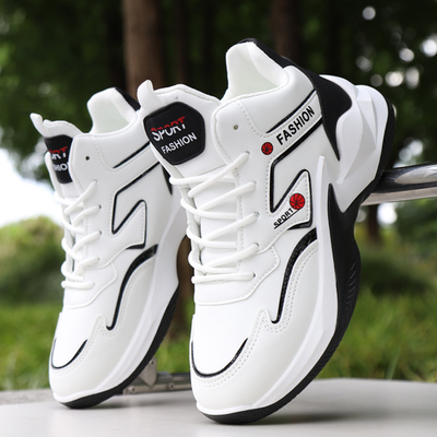 篮球鞋男款皮面休闲运动鞋