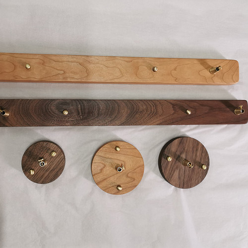 黑胡桃木吸盘支持定制吊灯