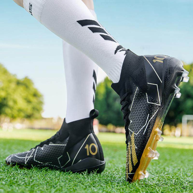 中小学生儿童猎鹰C罗秋季透气刺客足球鞋男女mg短钉fg长钉tf碎钉
