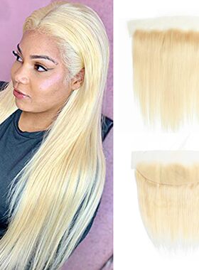 Ear To Ear 613 Blonde 13X6 Transparent Lace Frontal  发块
