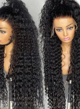 Deep Curly  Lace Front Wig 13x4 Deep Wave With Baby Hair