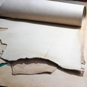 厚头层牛皮桌垫鼠标垫皮料原色2mm植鞣革4 mm厚3mm硬牛皮手工皮带