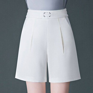 短裤 阔腿直筒五分裤 女夏2026年新款 高腰宽松显瘦休闲薄款 女 式 西装