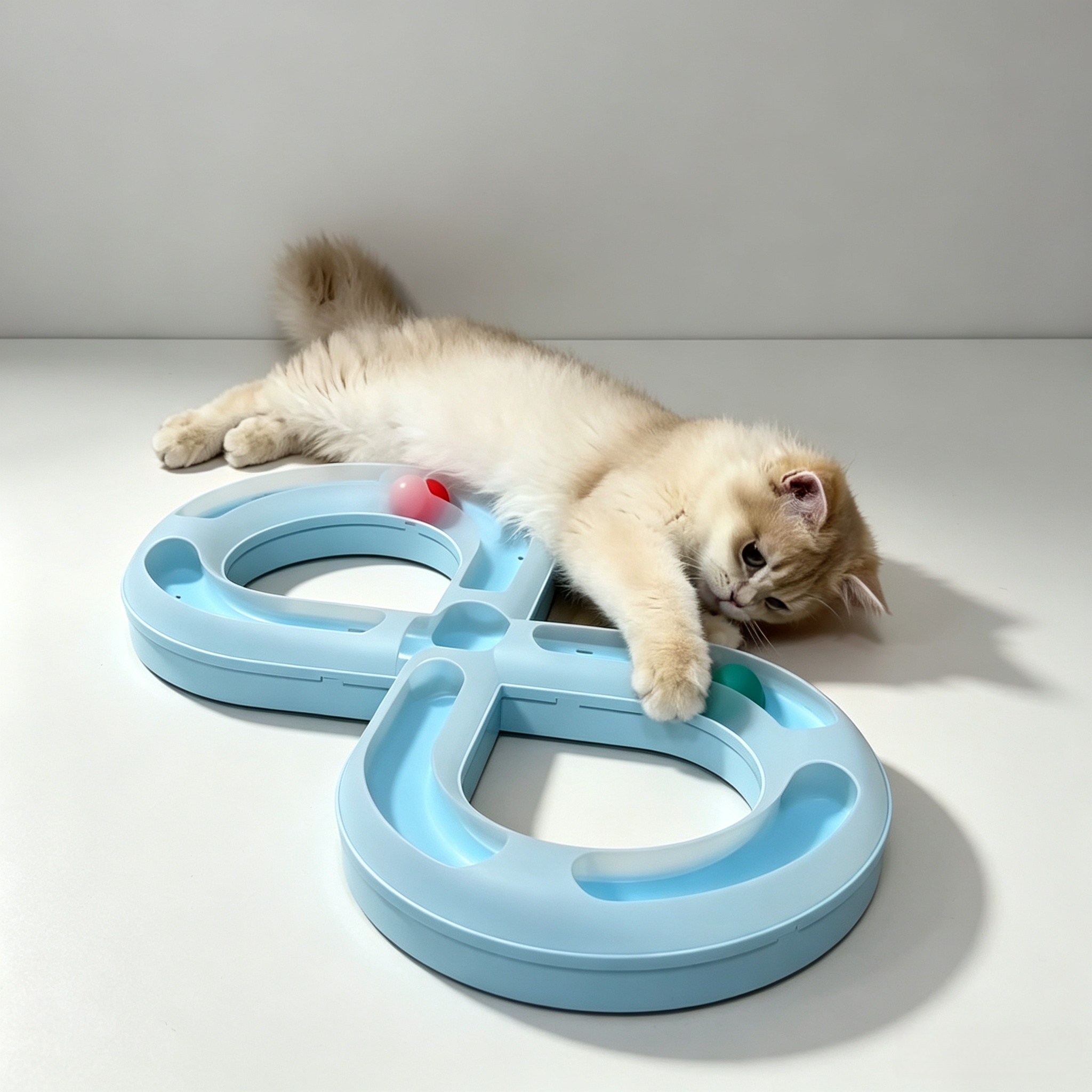 趣味转盘逗猫隧道套装