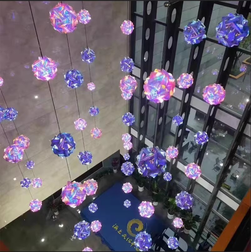 户外防水商场DP展厅中庭美陈镭节日装扮用品