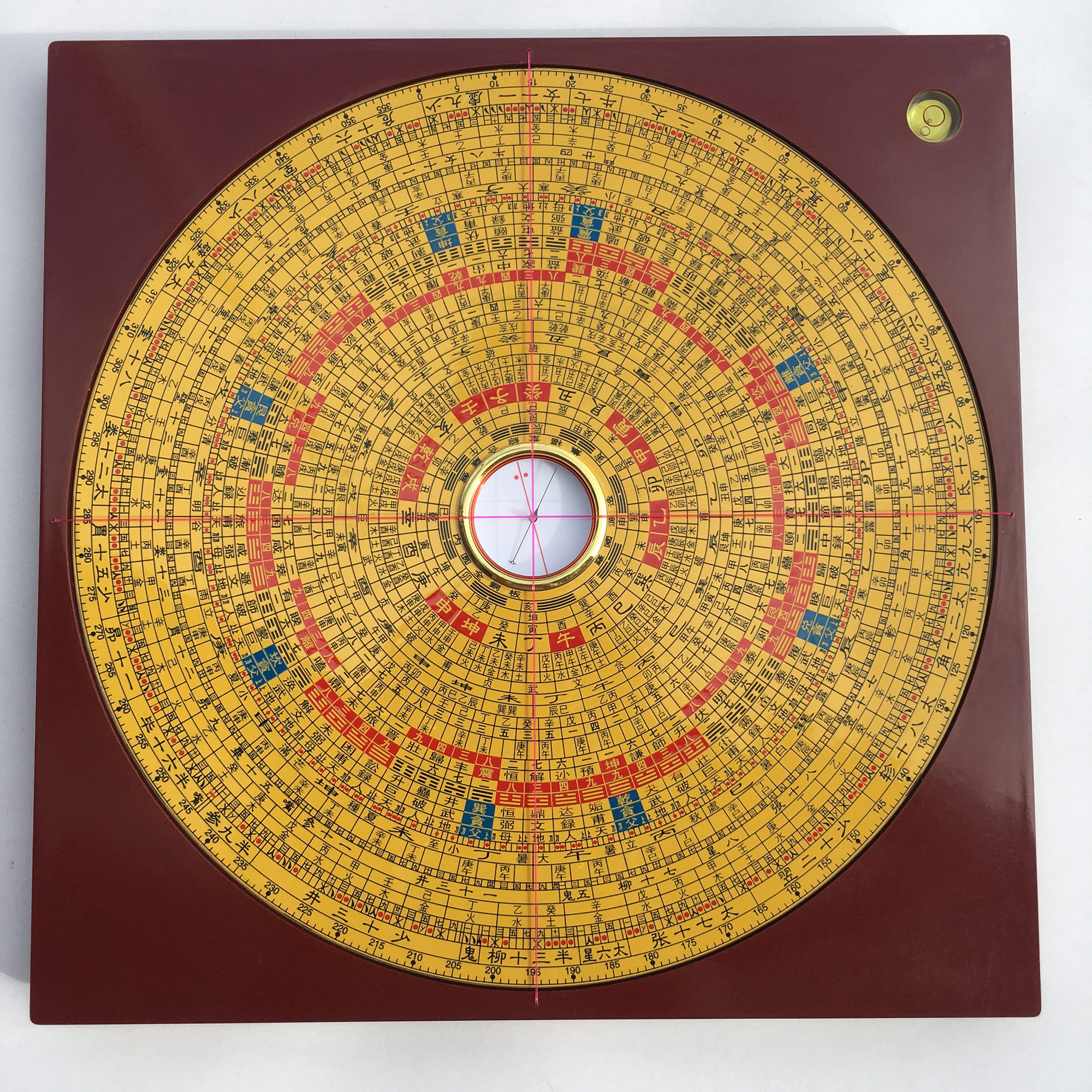 集福堂9寸全铜罗盘 综合盘