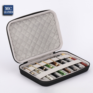 适用公爵百乐写乐白金施耐德永生钢笔袋帘收纳硬壳保护整理包套