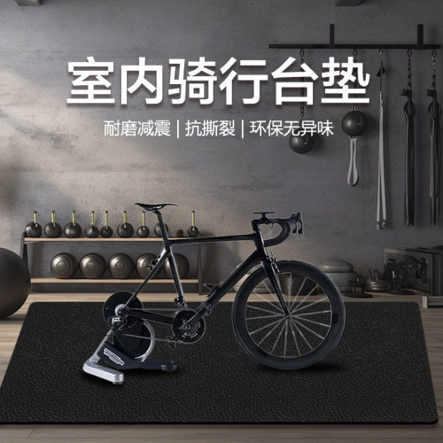 健身房自行车骑行台垫动感单车器械减震垫跑步机垫可定制单车地垫