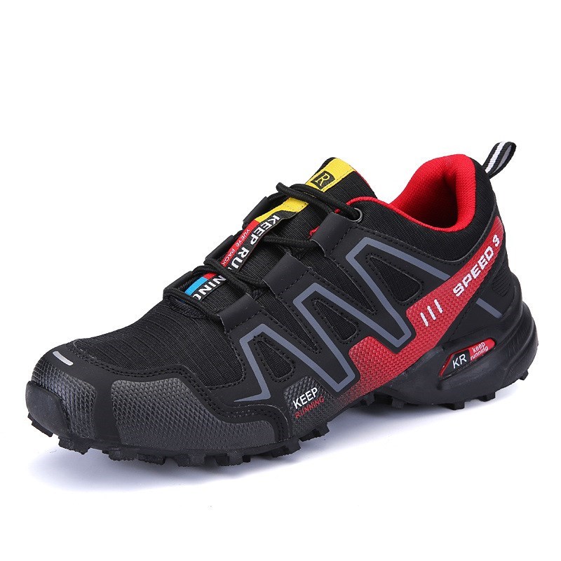 Men's travel shoes soccer shoes man Anti-skid hiking shoe 48