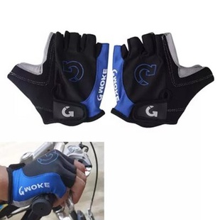 1Pair Half Finger Cycling Gloves Anti-Slip Gel bike 手套