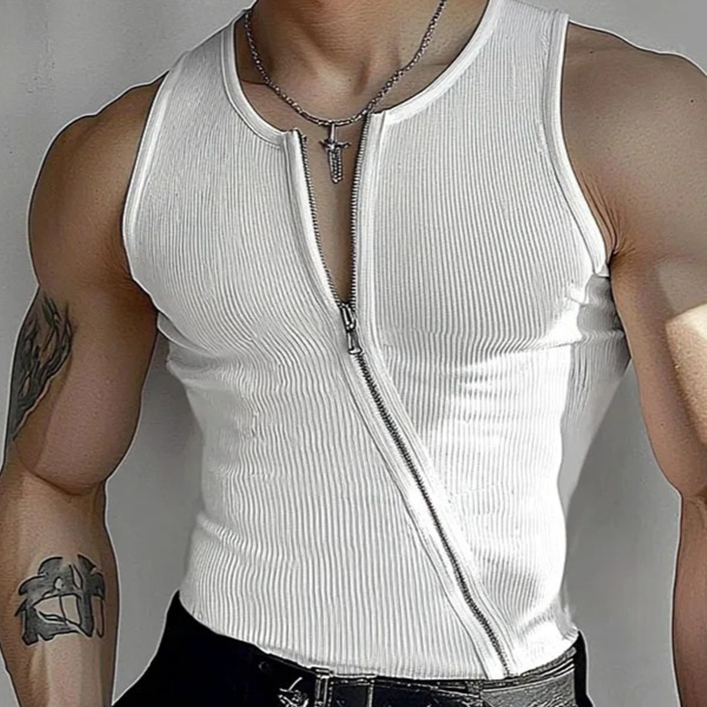 Men'sFashioTkp男士背心