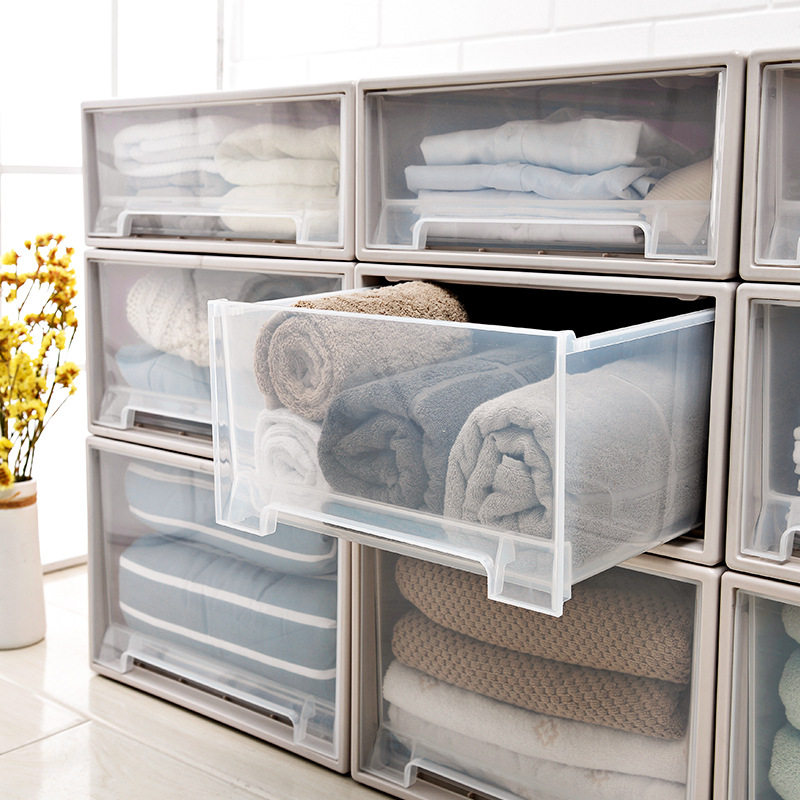 衣柜收纳塑料抽屉式收纳盒 鞋盒内衣收纳箱 透明抽屉盒收纳整理箱,收纳整理,吸尘器收纳架/盒/袋,淘宝优惠券,粉丝福利购,淘宝优惠卷