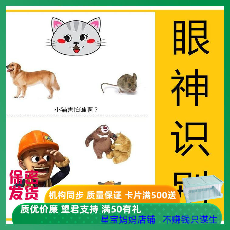 康复训练卡片语言发育迟缓教具