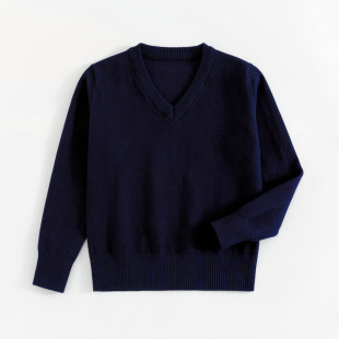 2026新款学院儿童套头毛衣秋季男童毛衣童装女童宝宝长袖校服