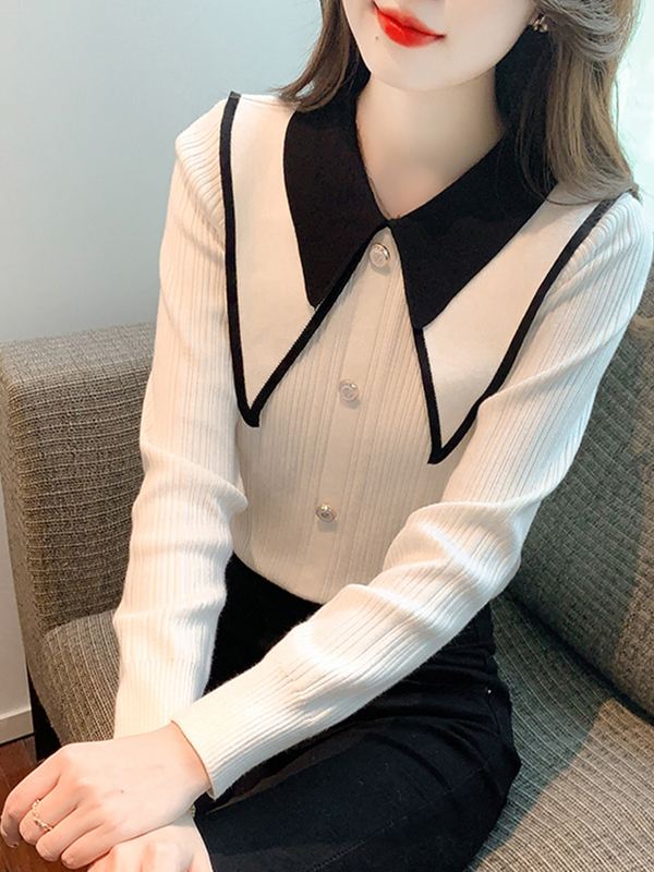 白色衬衫女2025新款秋季高级感轻奢减龄洋气设计感小众打底上衣女