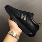 2024P新款 男 休闲软底运动阿甘鞋 纯皮系带休闲超轻软皮时尚 皮鞋