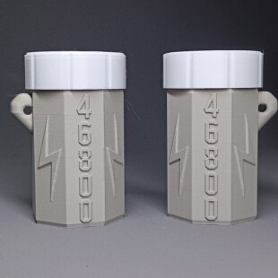 防水46800电池盒单节款电池盒锂电池盒电池收纳盒打印