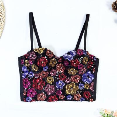 Tanks white for women tank top Crop Tops Bustier Fashion