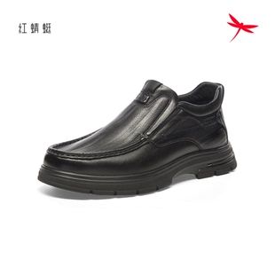 红蜻蜓2025冬季男鞋DD61271001H高帮牛皮休闲DD61271002R棉鞋加绒