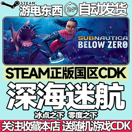 Steam正版 深海迷航 零度之下 冰点之下 国区激活码cdk