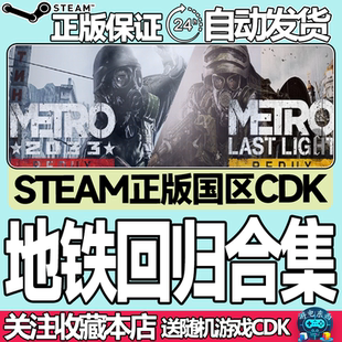 Steam正版 地铁回归2033 最后的曙光 国区激活码cdk 现货秒发