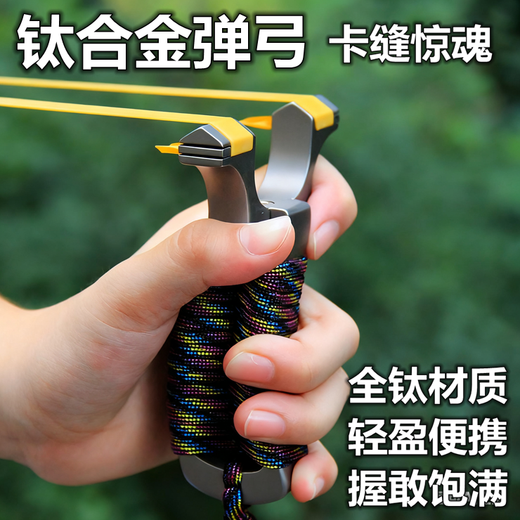 夹缝弹弓钛合金高精度卡缝
