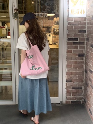 小清新小众花朵帆布包