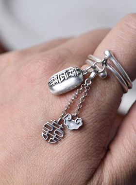 转运珠戒指女轻奢小众原创设计