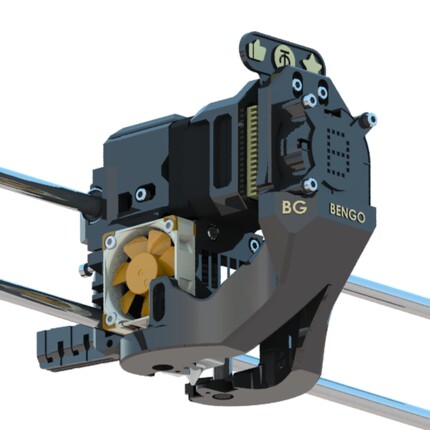 【ABS】 Prusa i3 mk3s/mk3s+ Bengo3.5超冷却散热套件