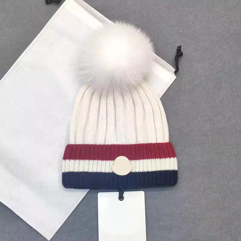 冬季新款羊毛针织毛线女帽滑雪帽欧美时尚款女毛球帽Cap шапк