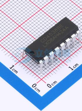 CD4538BE(LX) DIP-16 单稳态多谐振荡器