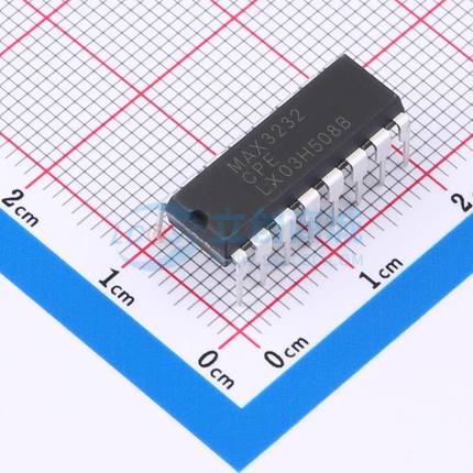 MAX3232CPE(LX) DIP-16 RS232芯片