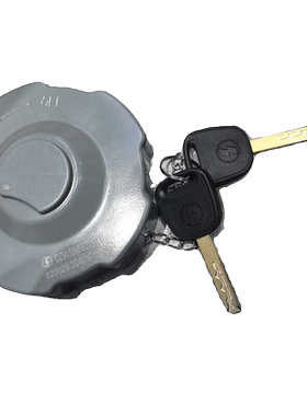 适用陕汽德龙X6000原厂铁油箱盖X5000SL5000金属防盗锁燃油箱盖