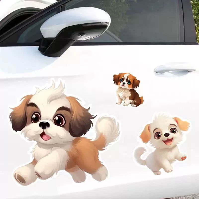 汽车贴纸呆萌跳跃狗狗动物车贴车门趣味电动车遮挡划痕装饰贴纸画,汽车用品/电子/清洗/改装,汽车装饰贴/反光贴,淘宝优惠券,粉丝福利购,淘宝优惠卷