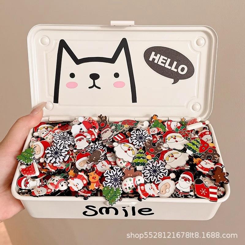 摆摊小礼品圣诞节胸针可爱卡通徽章别针配饰服装饰品创意儿童