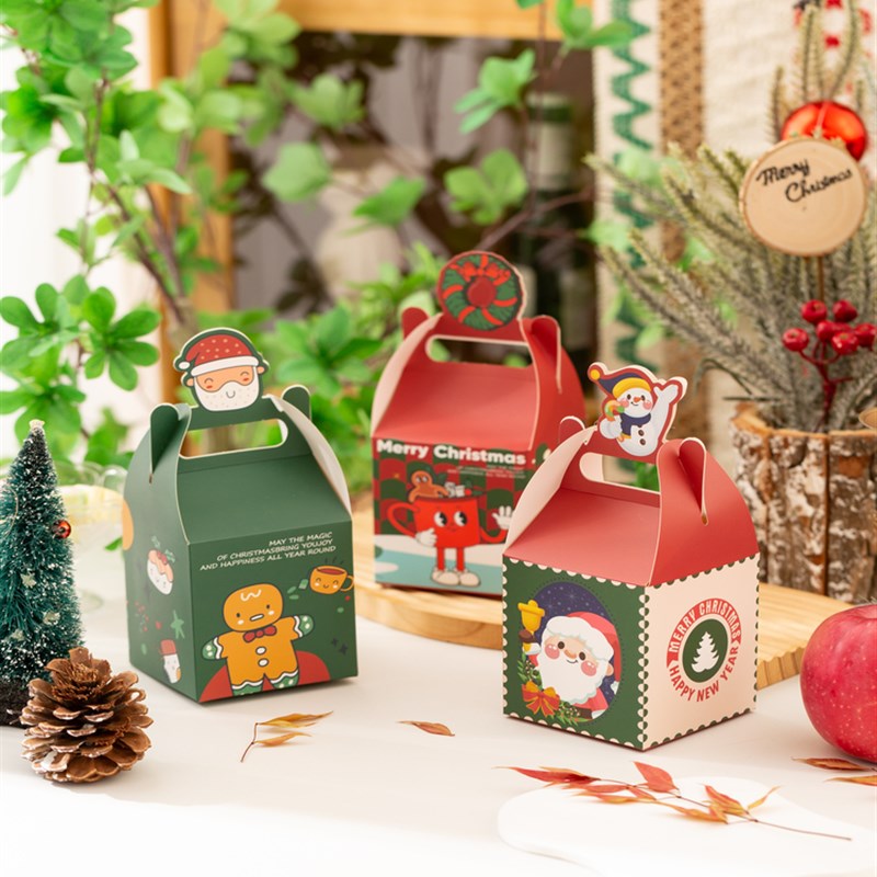 圣诞节平安夜苹果礼盒创意礼品盒小礼物糖果平安果包装盒空盒子