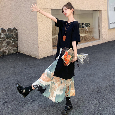 超火高级小众穿搭不规则T