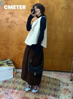 Cmeter复古实穿夹棉马甲