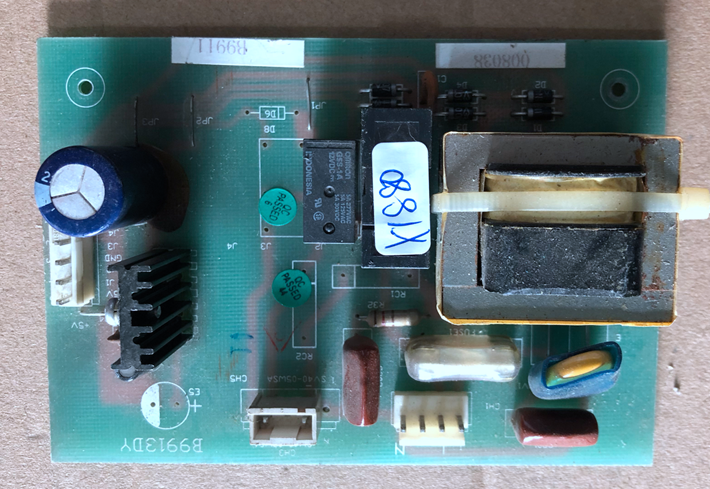 原装拆机 美菱冰箱电脑板 B9913DY 008038 B9911