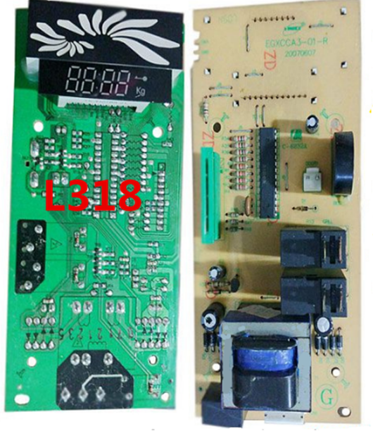 美的拆机微波炉EG823LA3-NR电脑板 EGXCCA3-01-R变压器稳定版
