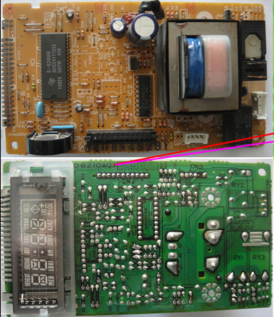拆机微波炉电脑板NN-5652 NN-5652S 原装拆机电脑板