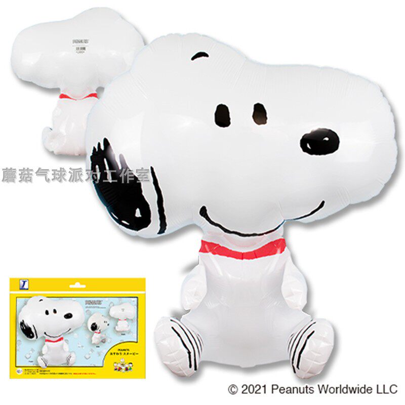 日本正版史努比snoopy气球花生漫画70周年卡通生日礼物节日装饰