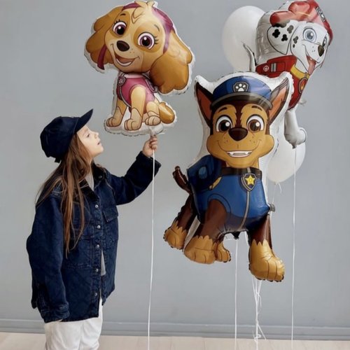 意大利进口汪汪队主题铝膜气球