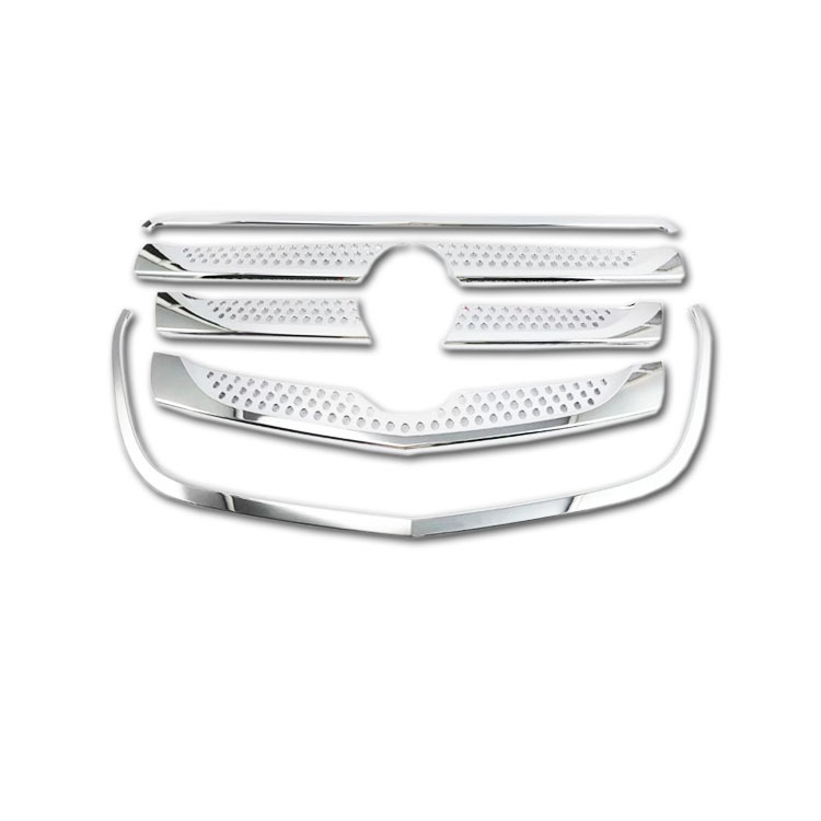 适用奔驰新威霆不锈钢中网7件套汽车用品改装配件厂家车身